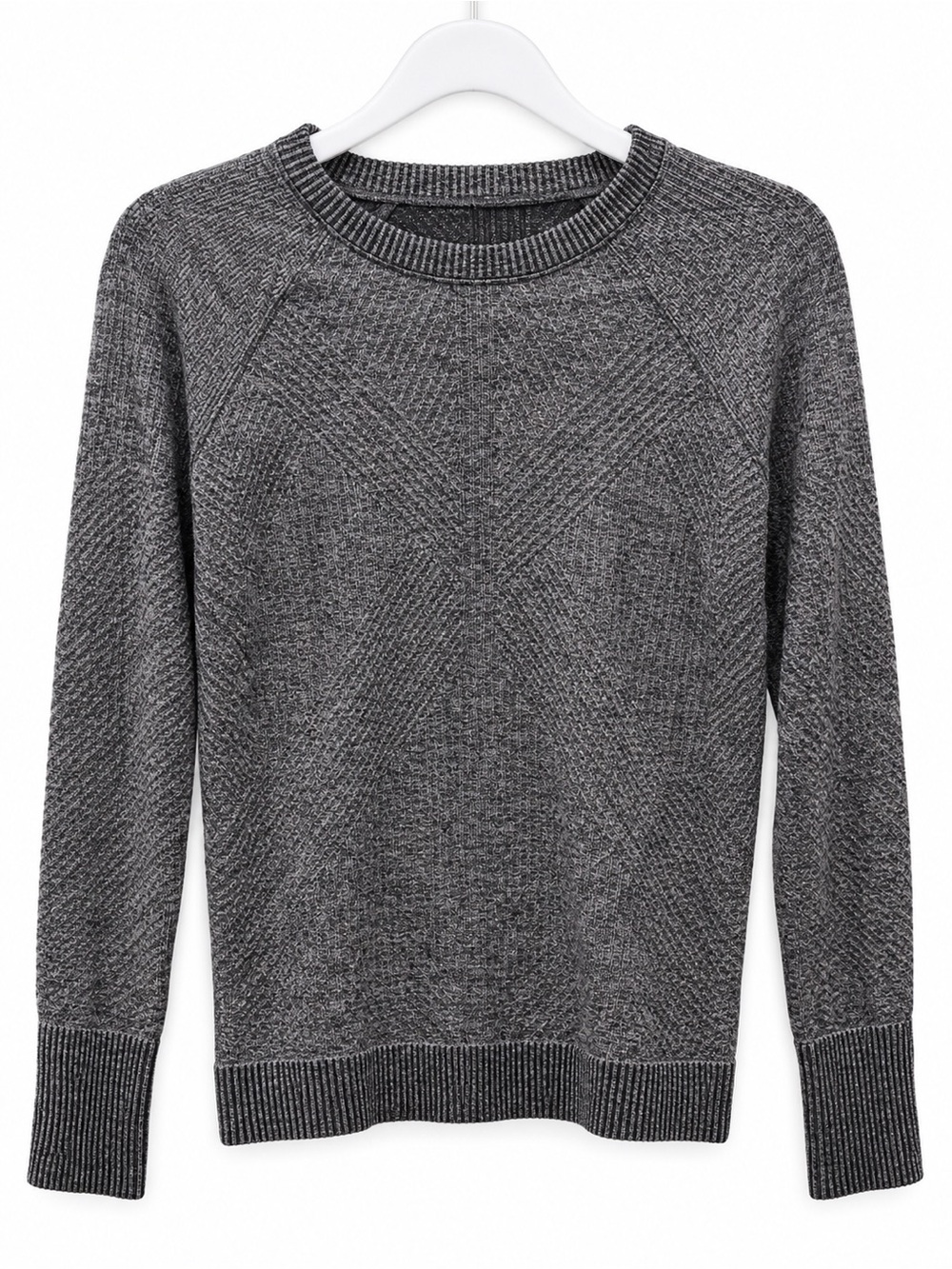 Women’s Lulu Lemon Athletic Top Charcoal Crewneck